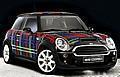 MINI wears Bisazza: Aussenansicht "Tartan"